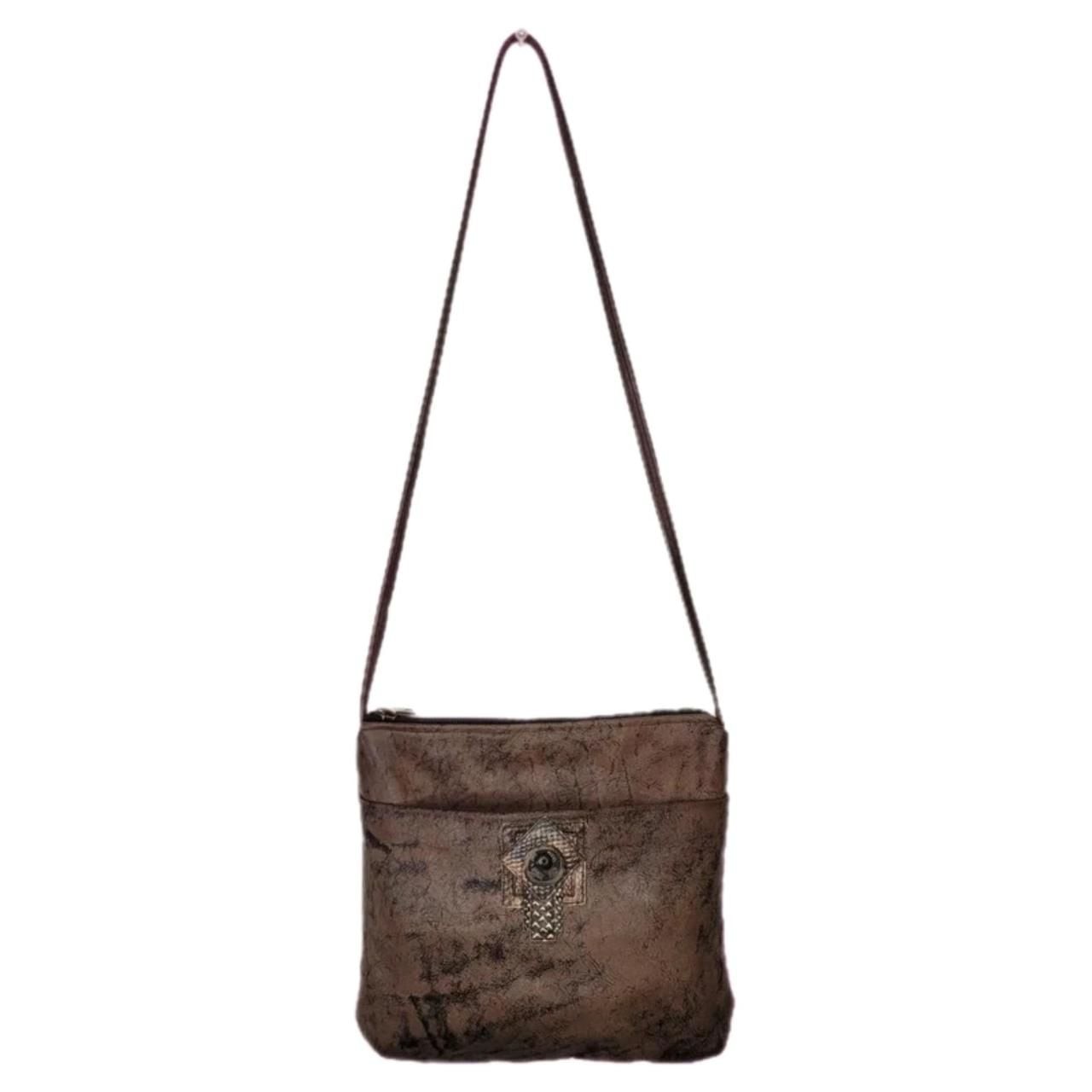 Pat Smiley Collection Vintage Leather Artisan Crossbody Bag