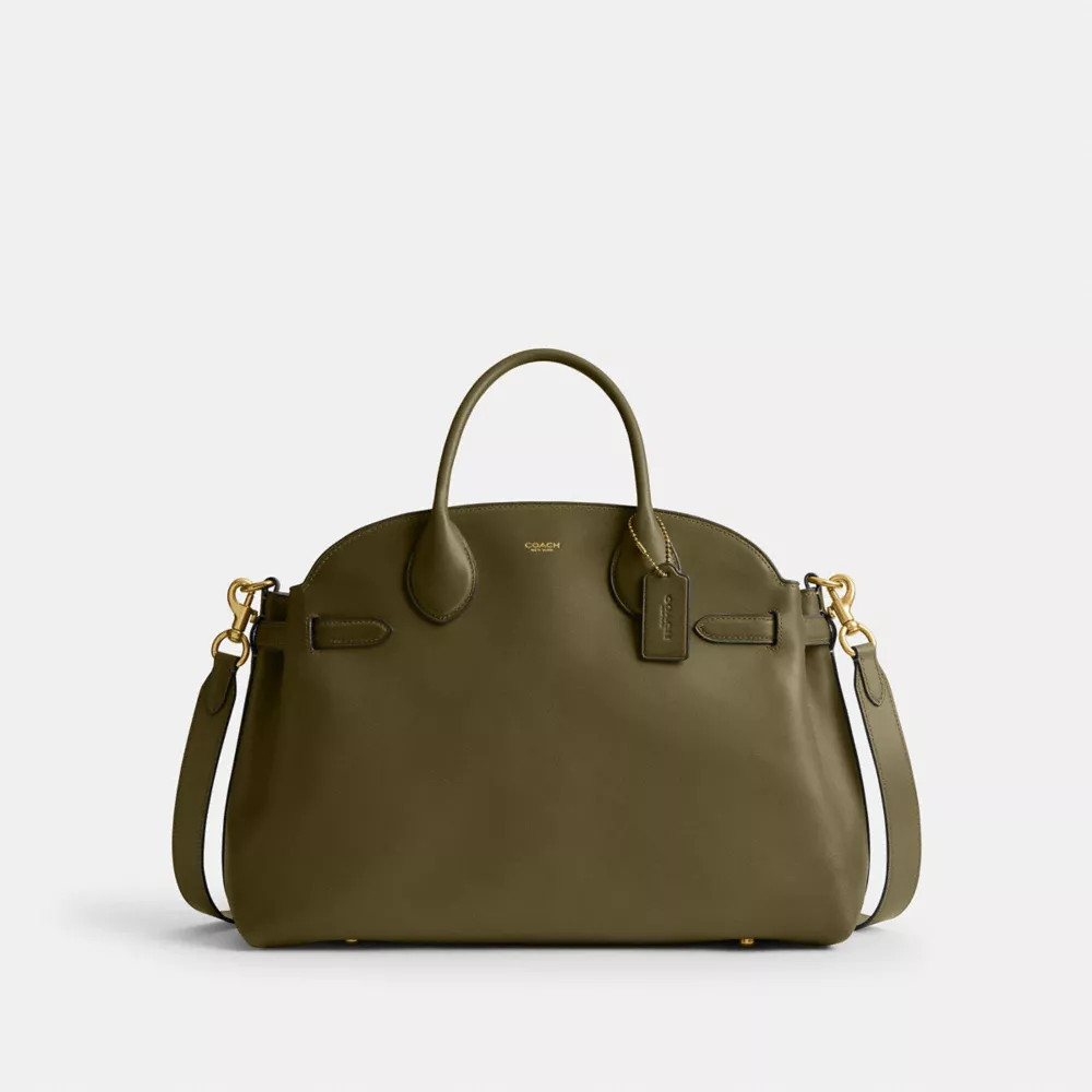 NWT Coach Soft Empire Carryall 40 in Olive Green