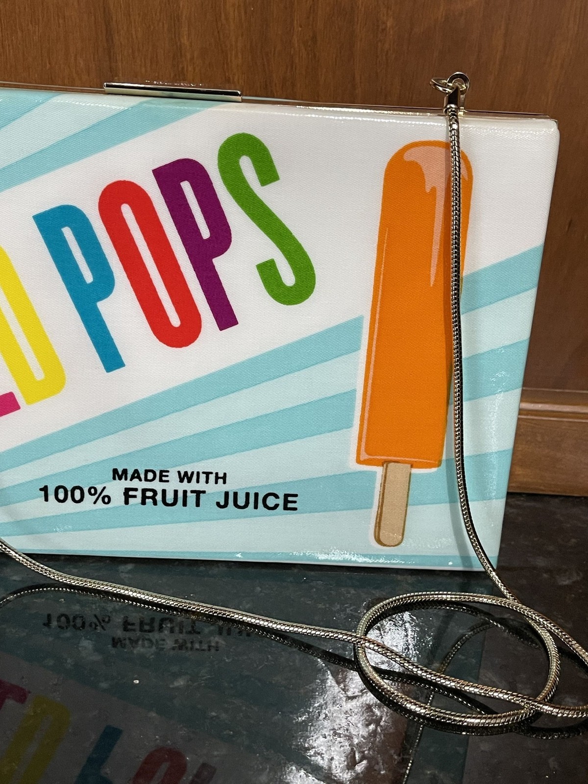 Kate Spade Emanuelle Viva Colores Cold Pops Popsicle Clutch Crossbody WKRU2464