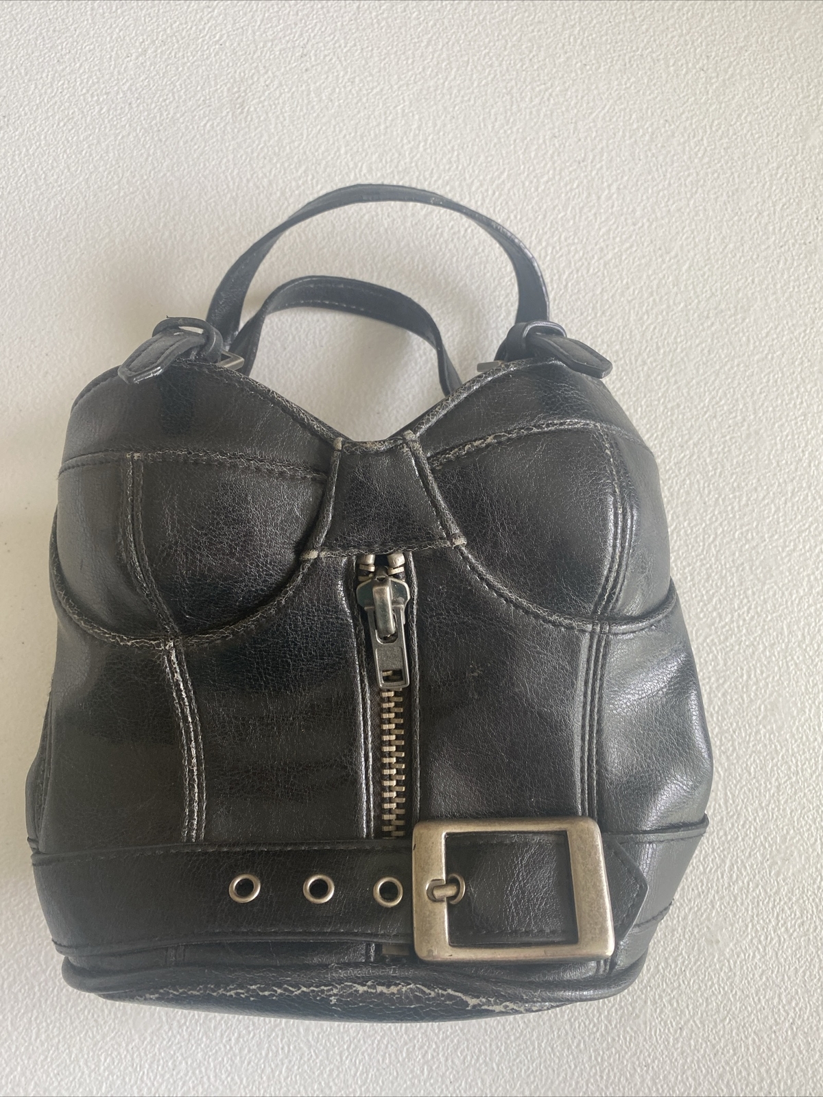 Women’s Biker Ladies Genuine Leather Brazier Indeed Purse ￼