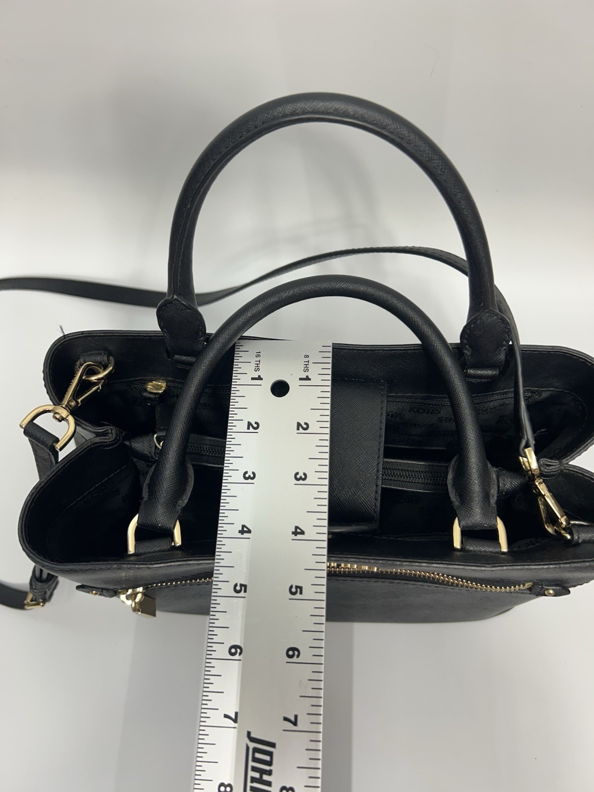 Michael Kors purse Hailee Large Leather Satchel Shoulder Black Classic Designer