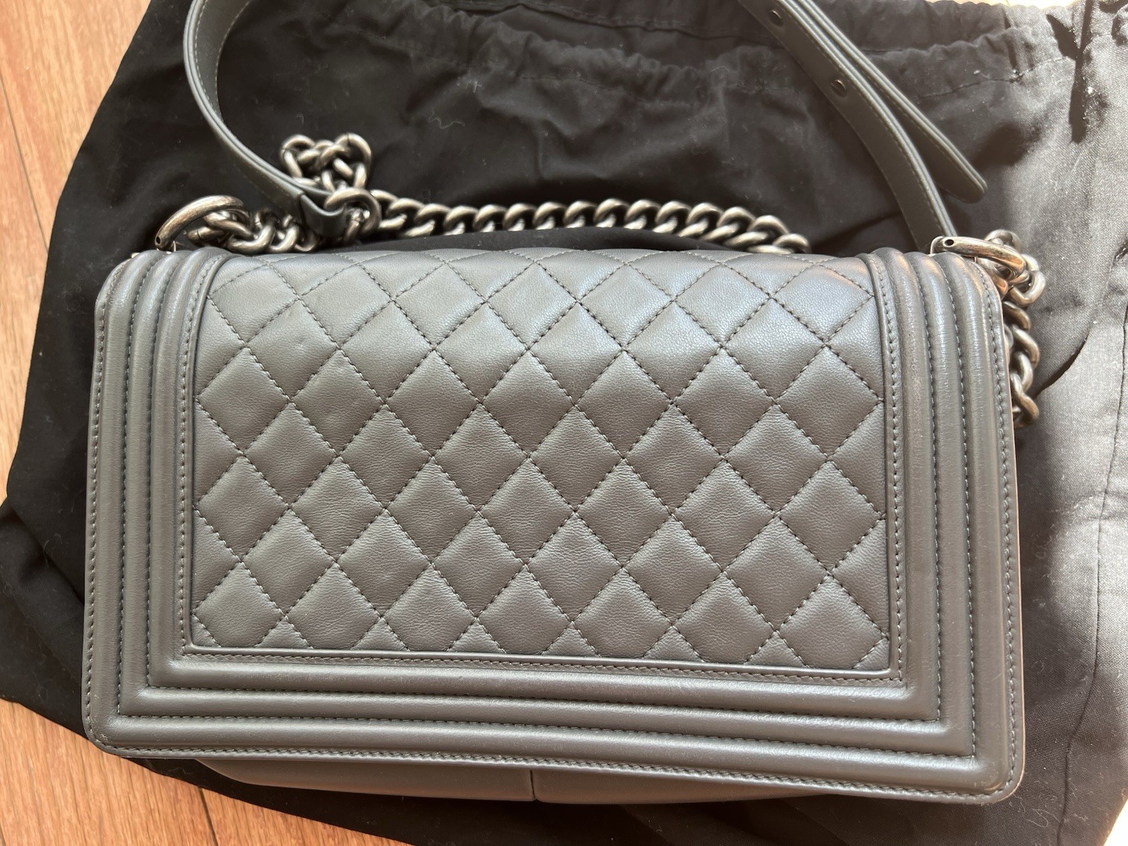 Chanel Lambskin Le Boy Bag Medium