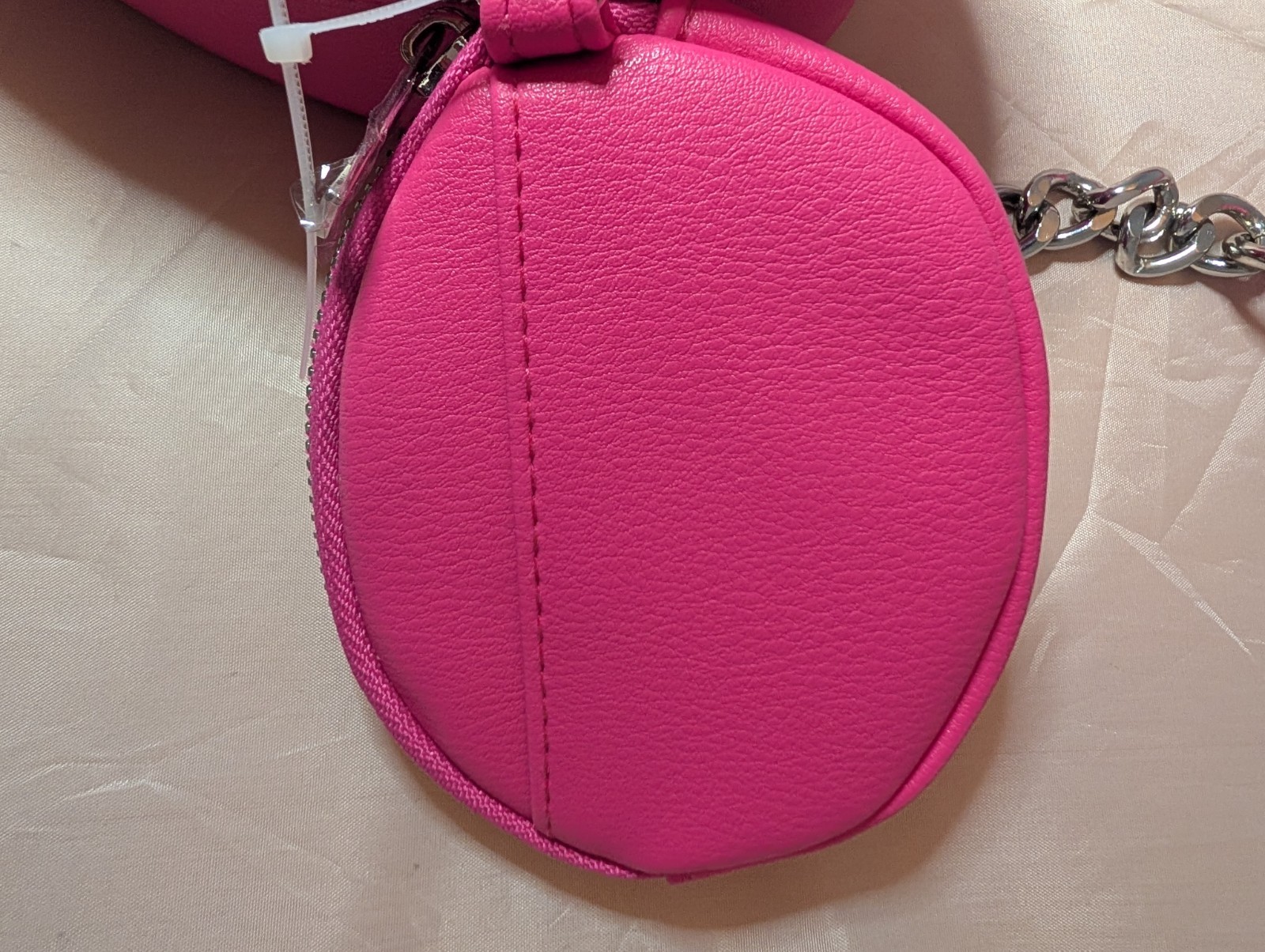 Madden Girl Pink Heart Crossbody Purse w/ Rhinestone Coin Pouch EUC