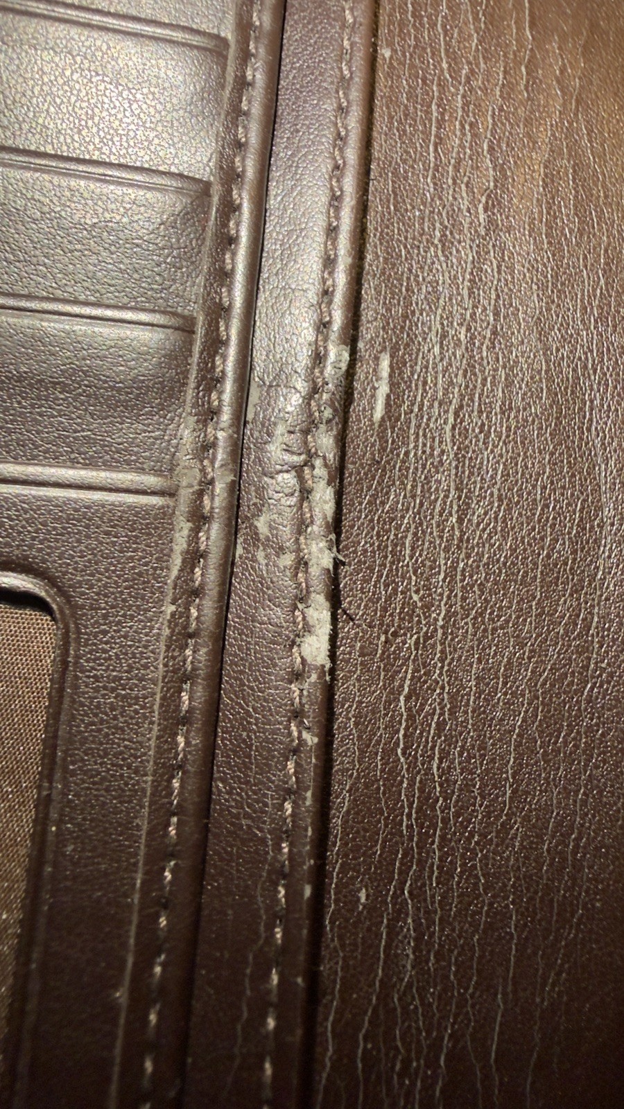 Vintage Coach Signature Logo Leather Satchel Bag Brown with matching wallet.