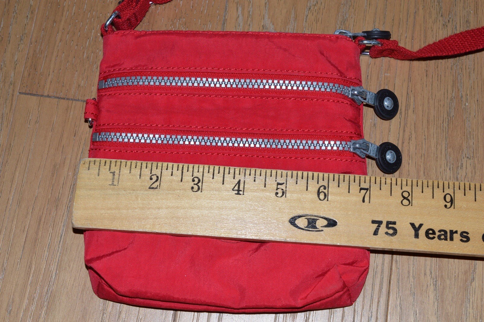 Kipling Alvar Mini Crossbody Bag Handbag Shoulder Bag Red Medium EUC Nice!