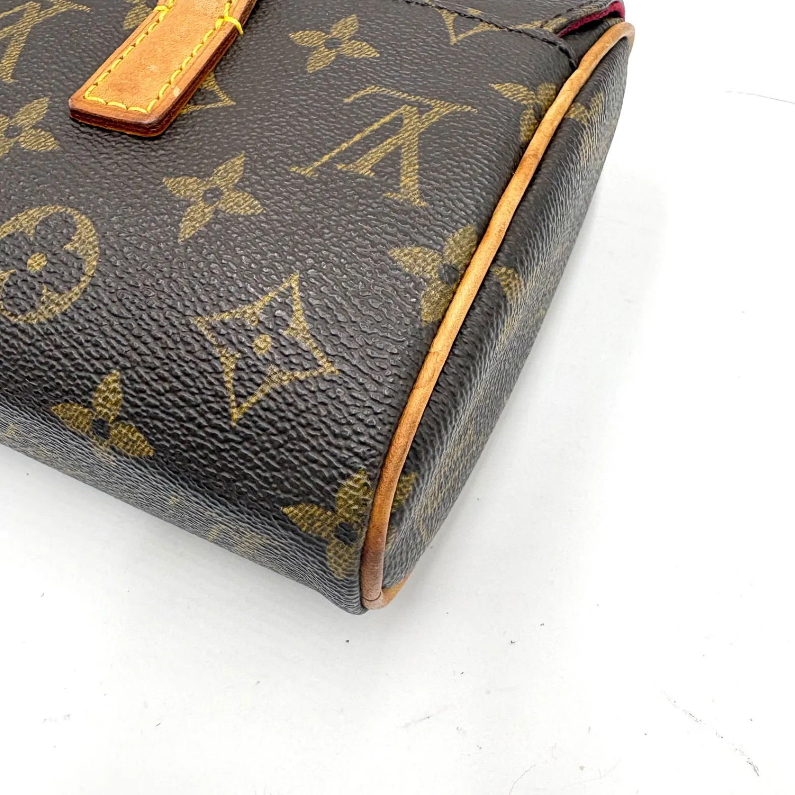 Auth Louis Vuitton Sonatine Monogram Handbag M51902 2Y7781