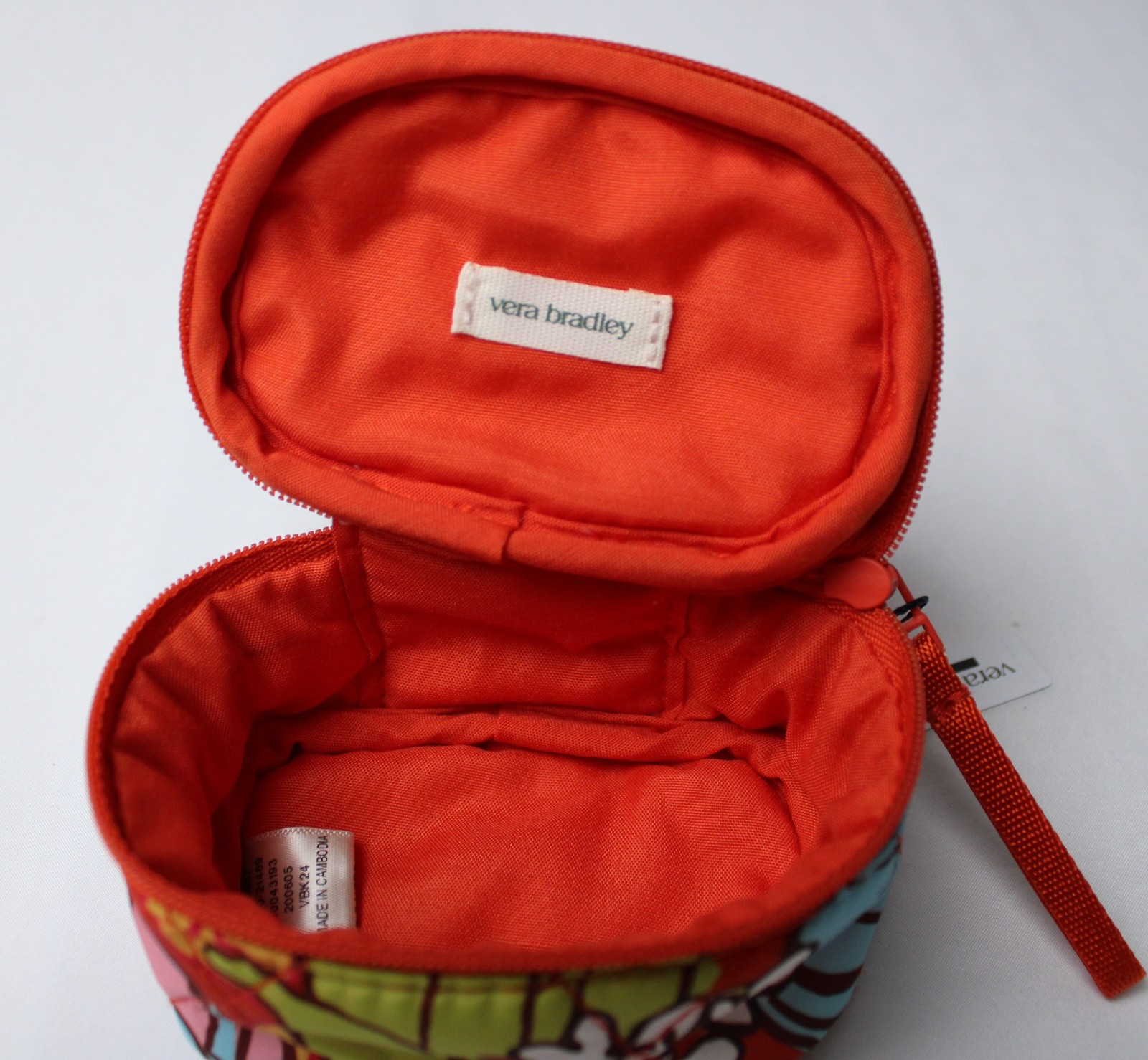 Vera Bradley Women’s Outlet Mini Zip-Top Case CL8 Midday Garden One Size NWT