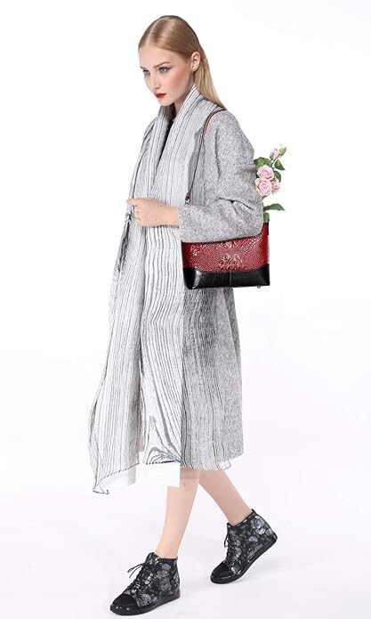 Crocodile Crossbody Bags for Women Genuine Leather Purses 👜