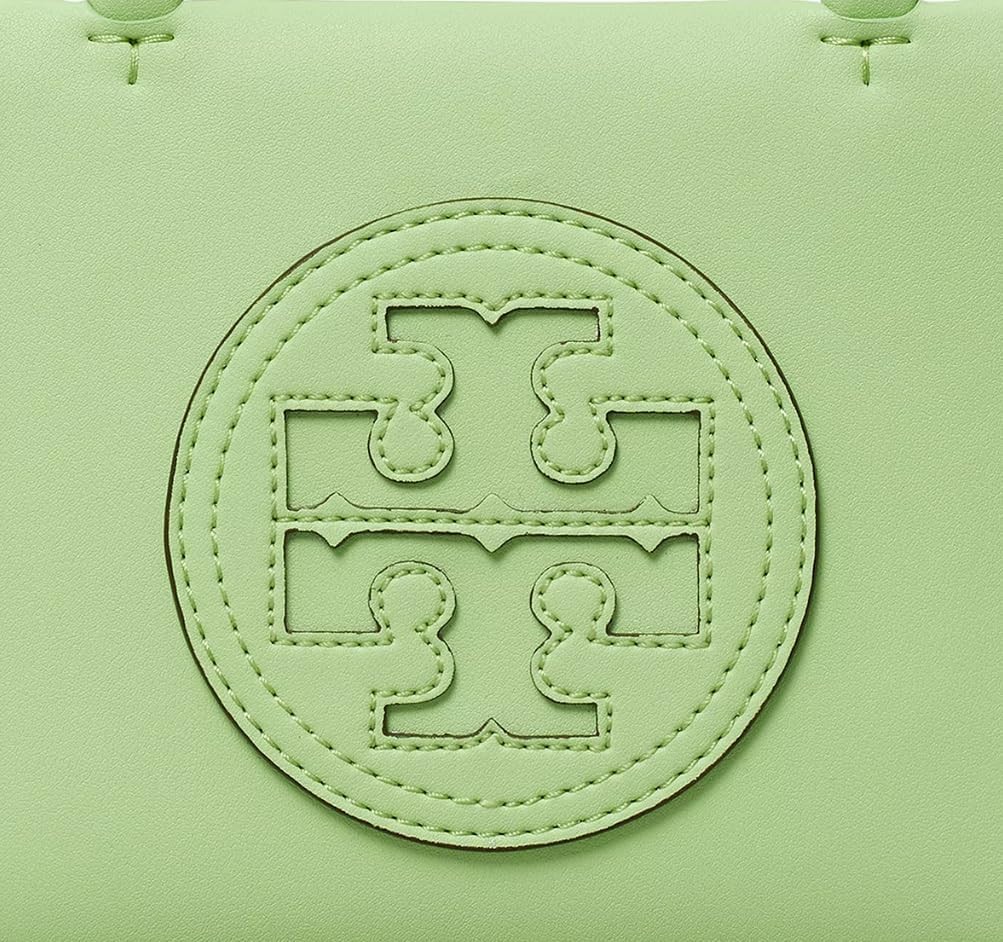 Tory Burch Womens Mint Green Ella Bio Leather Tote Handbag Purse, Small TB-125