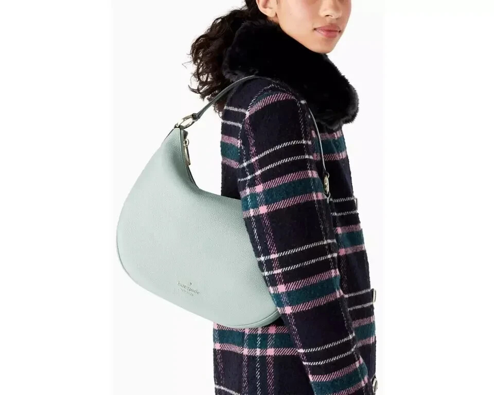 Kate Spade Weston Aquamarine Green Leather Shoulder Bag K8453 Seawater NWT $399F