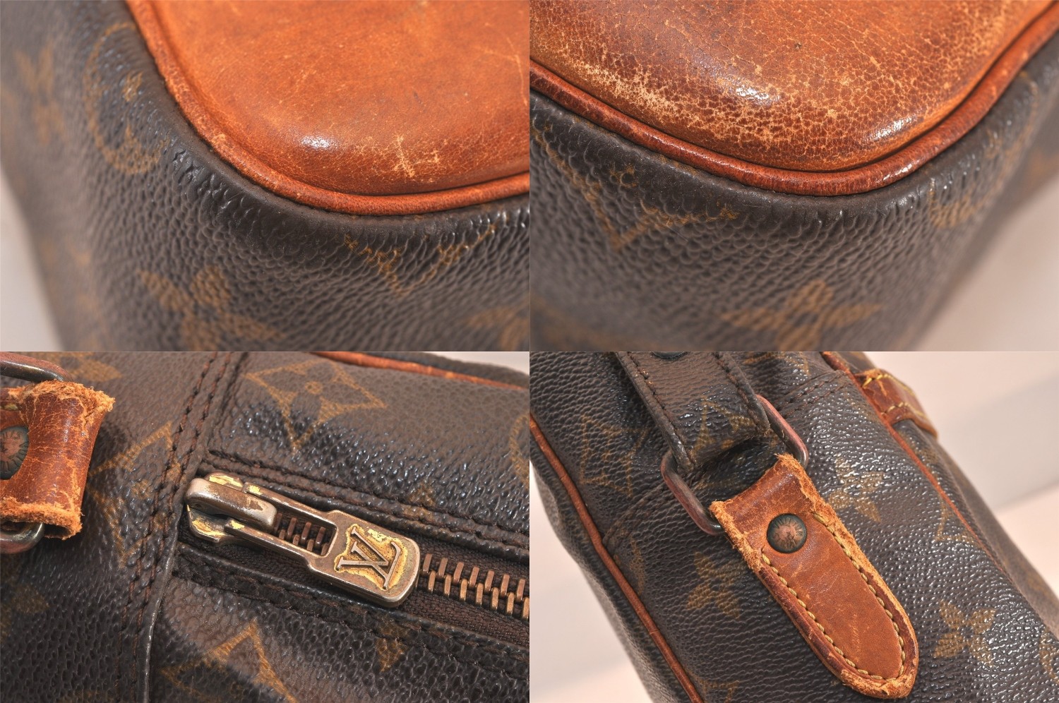 Authentic Louis Vuitton Monogram Danube MM Shoulder Cross Bag M45264 LV 044AB