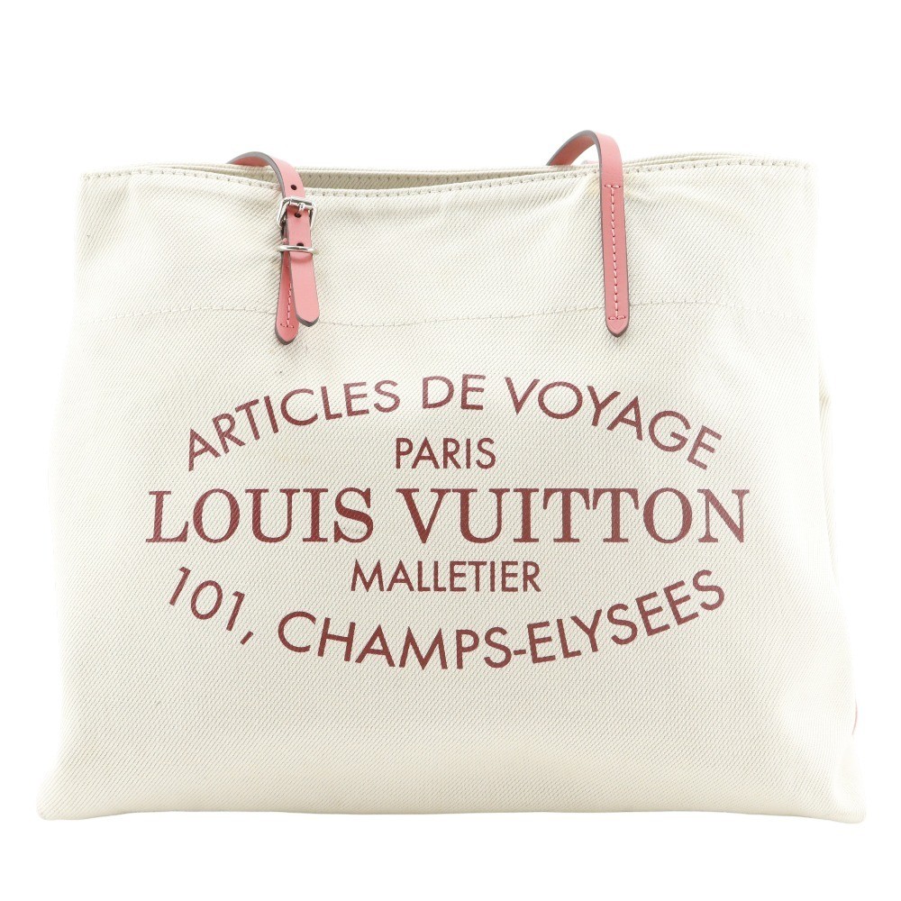 LOUIS VUITTON Hippo MM Tote Bag M94502 2014 Summer Collection Coraille Ivo…