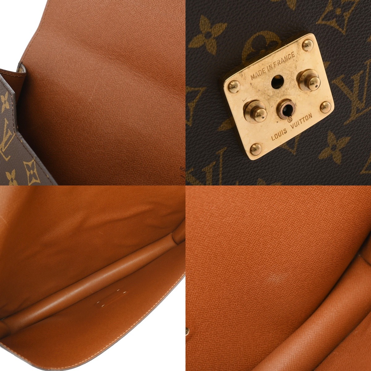 LOUIS VUITTON Port Document Cénature M53335 Monogram Monogram canvas Brown …
