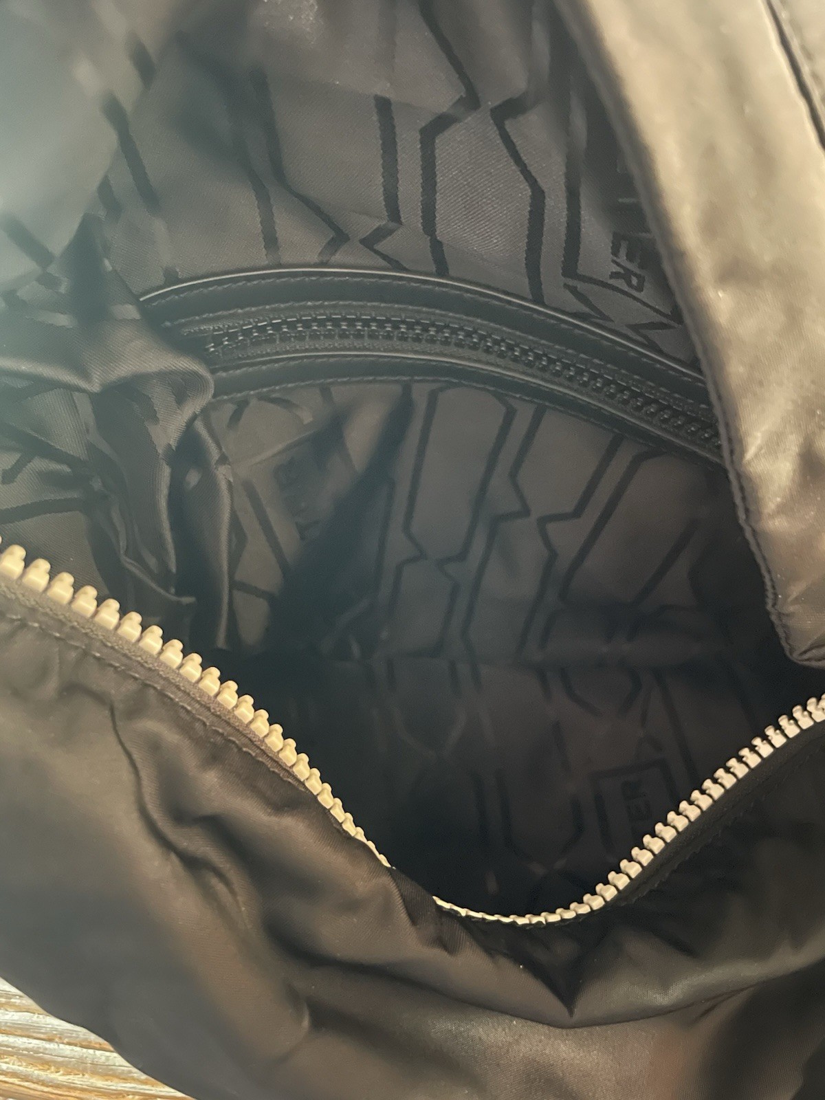 Hunter Clip Top Black Backpack