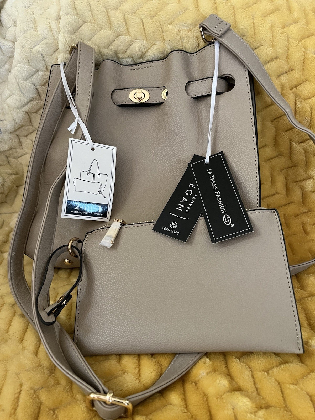 Top Crossbody Or Shoulder Bag Vegan Leather. New With Tags.