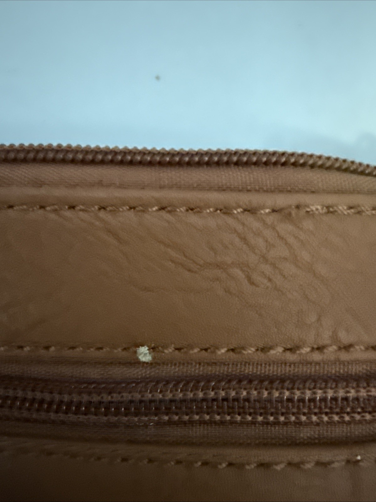 MKF Collection by Mia K. Tarren wristlet bag in Brown Top Zipper Doesn’t Work