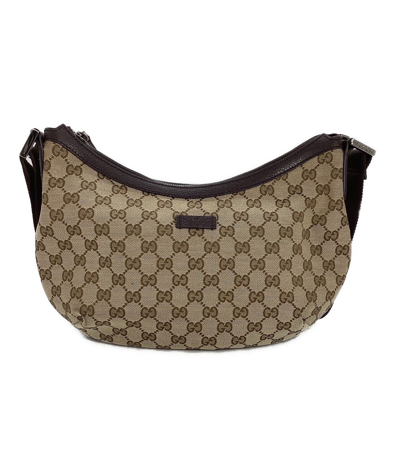 Gucci GG 181092 Canvas Beige Shoulder Bag #TFB3353