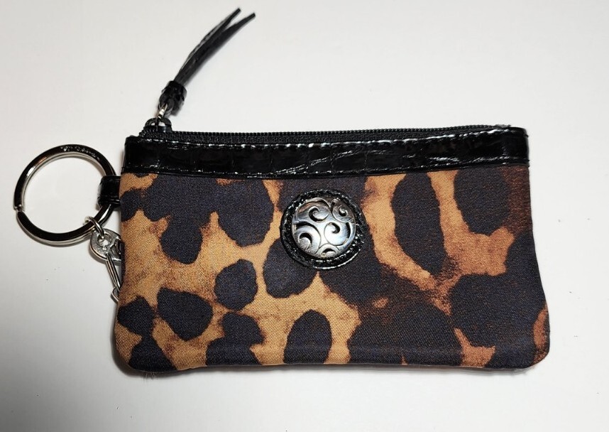 BRIGHTON BOBBIE CATWALK NYLON,PATENT LEATHER NOTE PAD ORGANIZER & CARD CASE $399