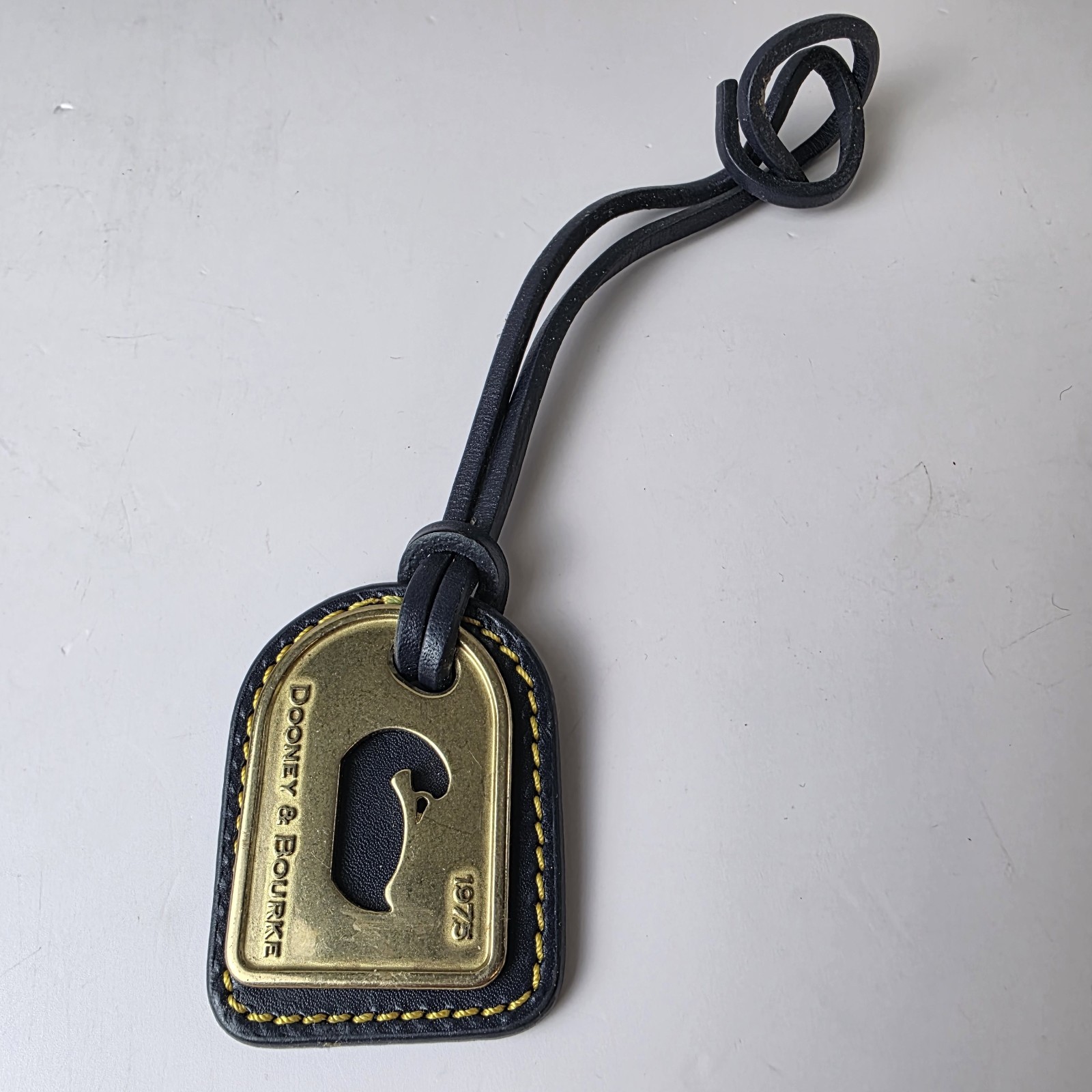 Dooney Bourke Vintage Bag Tag / Charm As Shown