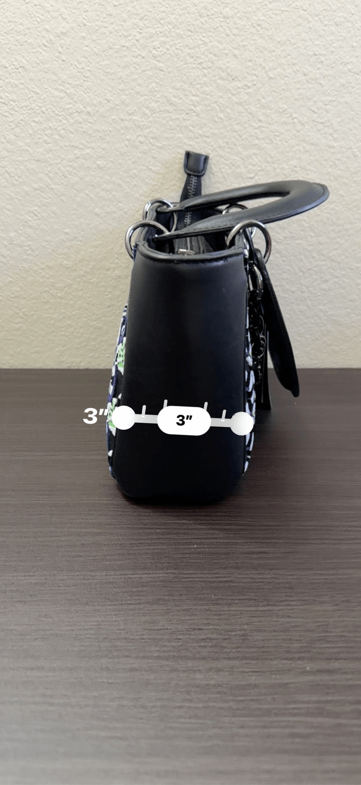 Beetlejuice Sandworm Allover Print Glow-in-the-Dark Crossbody Bag