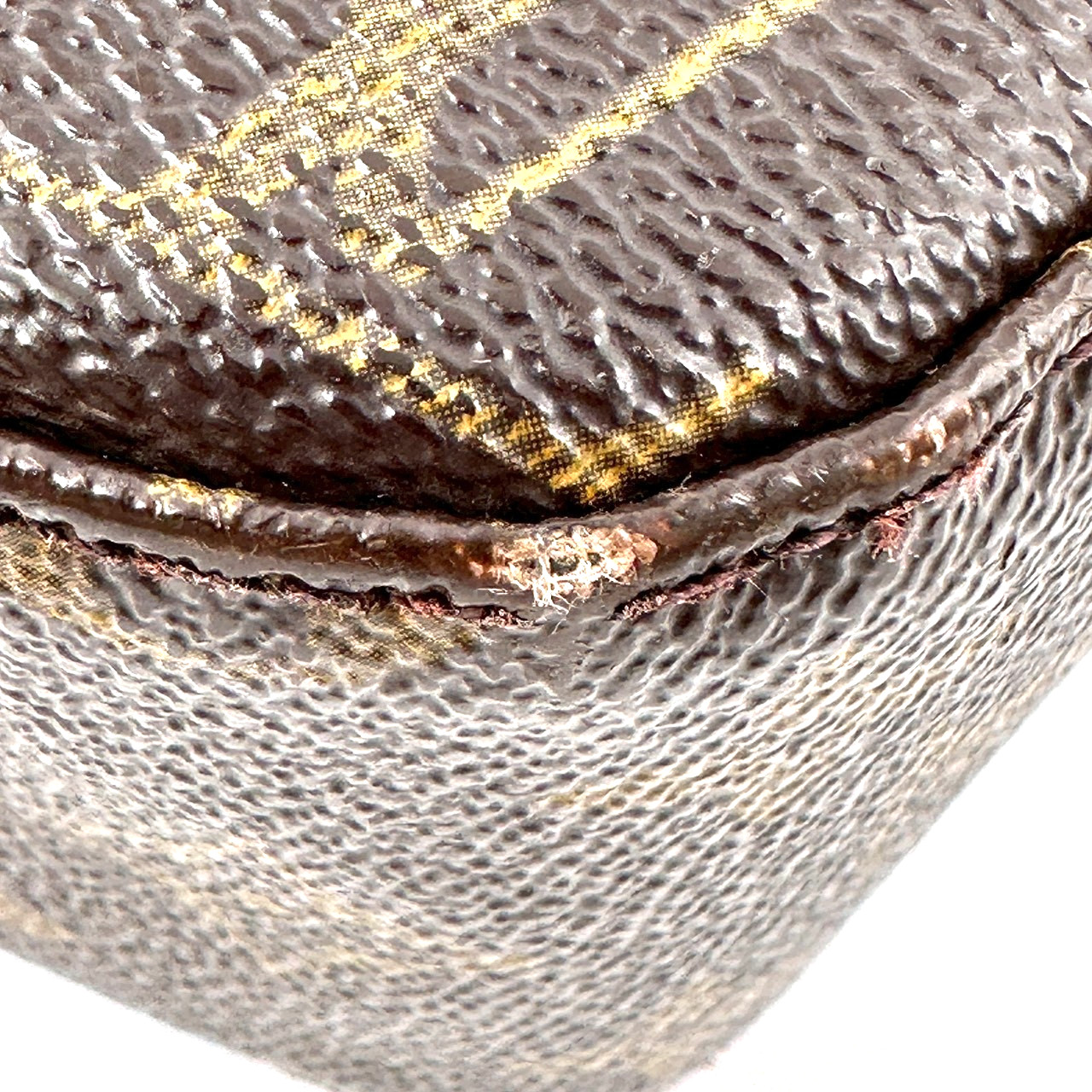Louis Vuitton Spontini Hand Bag Shoulder Bag Monogram AR0033 Authentic