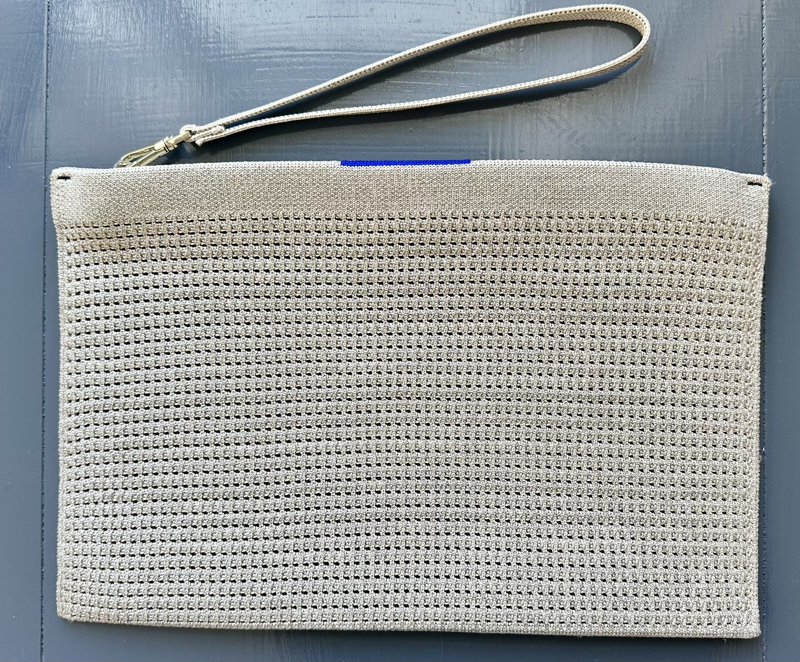 NEW Rothy’s The Wristlet Clutch Bag Diamond Metallic