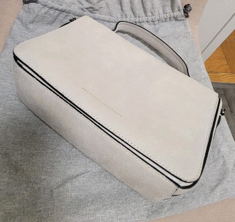 2995$ Brunello Cucinelli Womens Leather Crossbody/shoulder Bag. Made In Italy