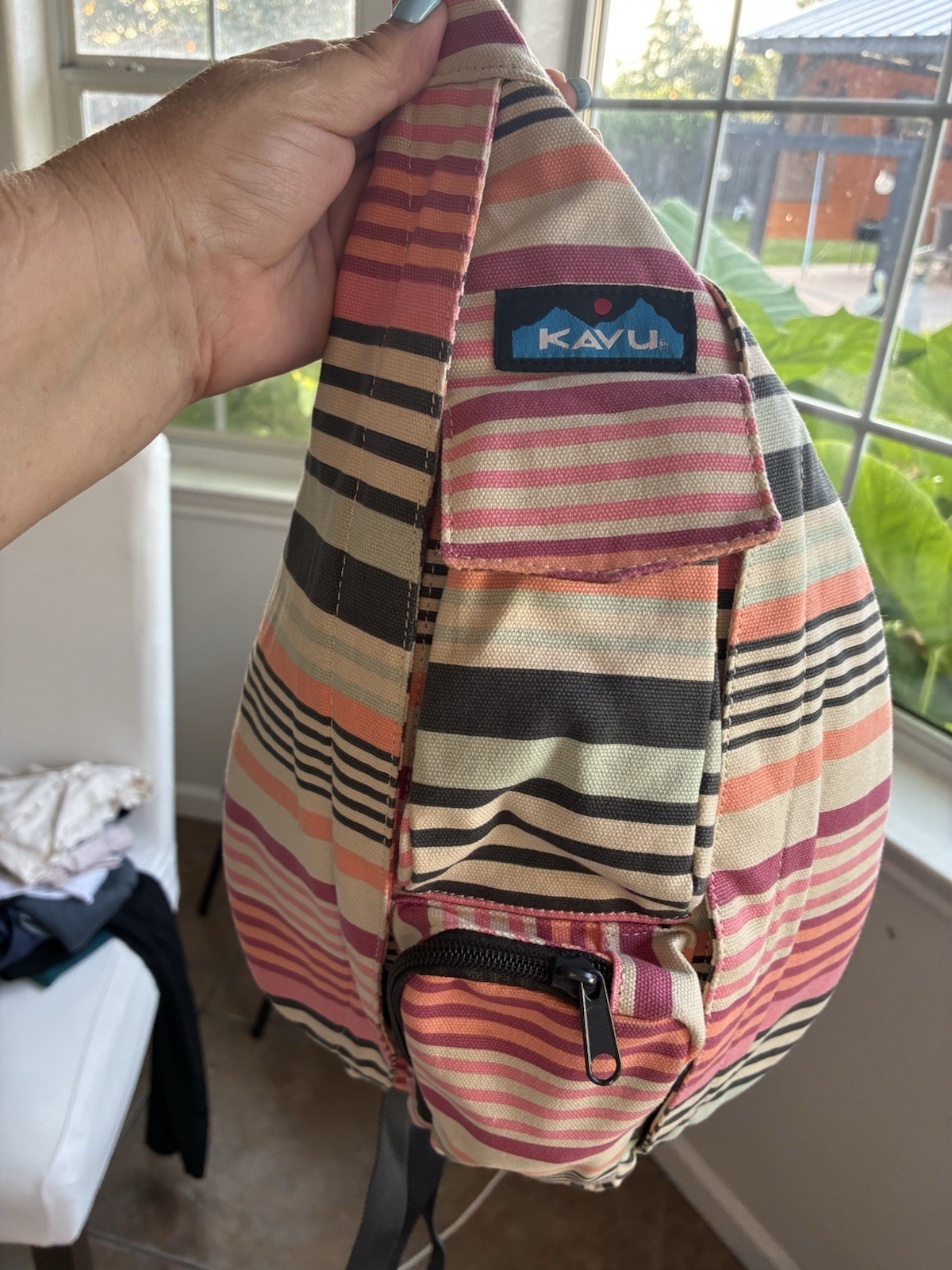 Kavu Original Polyester Rope Sling Bag Preloved Crossbody Backpack