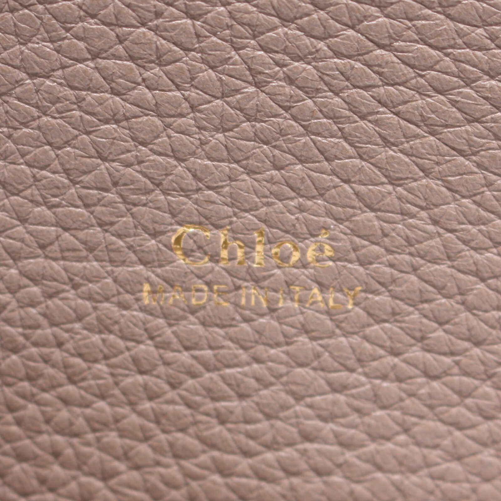 Chloé Medium Aby Day Shoulder Bag in Grained Shiny Calfskin Motty Gray NWT $2390
