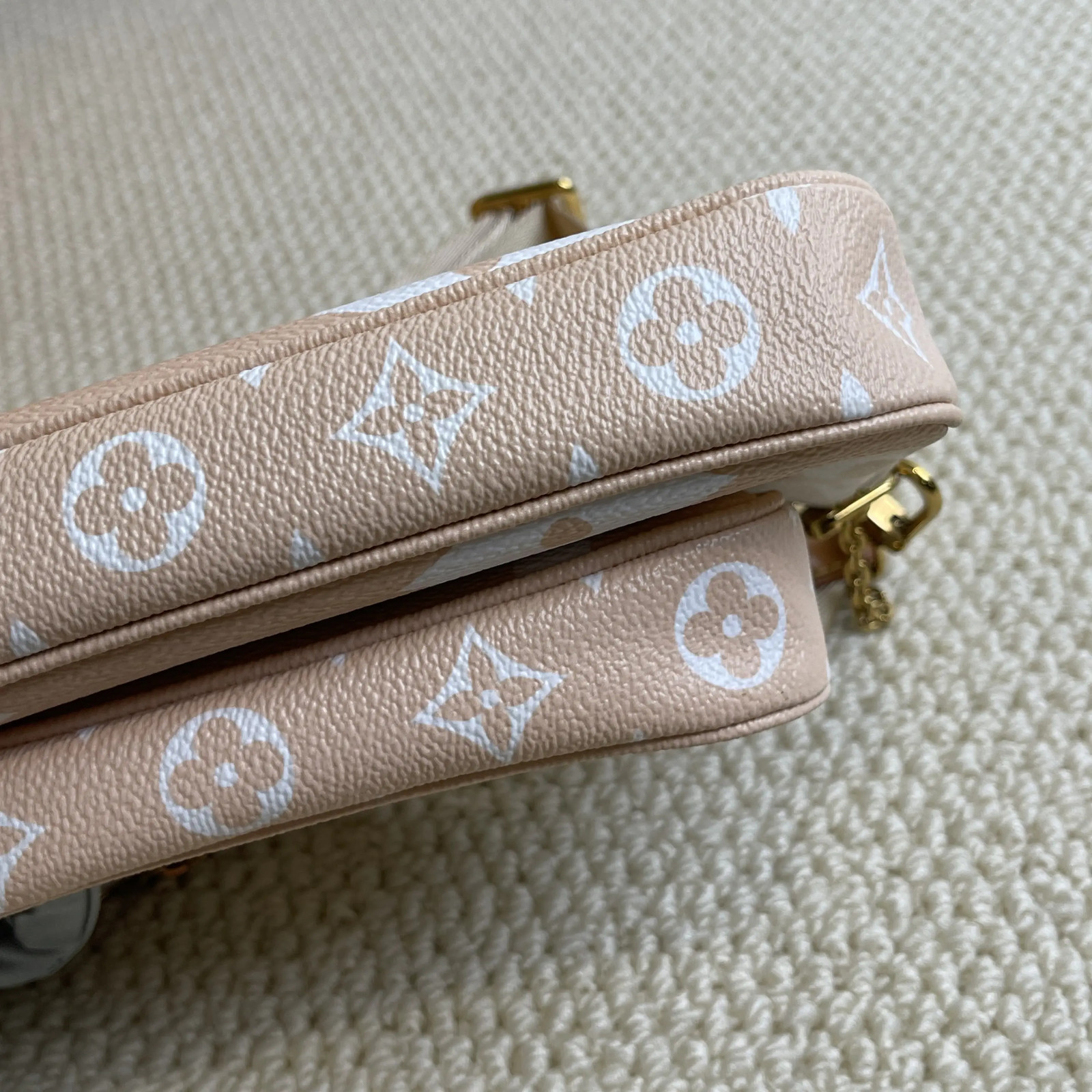 Louis Vuitton Limited Multi Pochette Orange Gradient Crossbody Bag