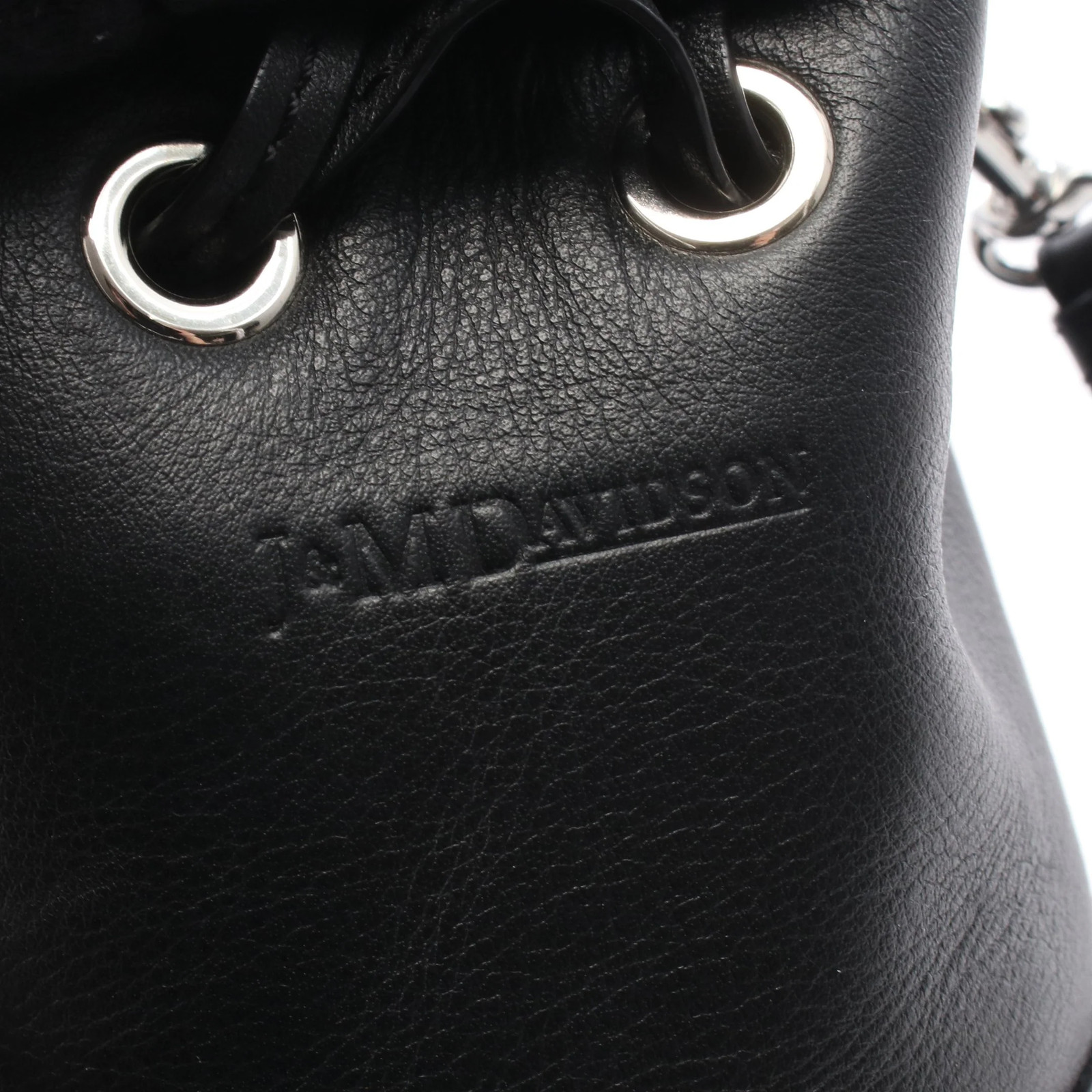 J&M DAVIDSON FRINGE CARNIVAL MINI 2WAY Handbag Black Leather 1856N 7502 #RCB5053