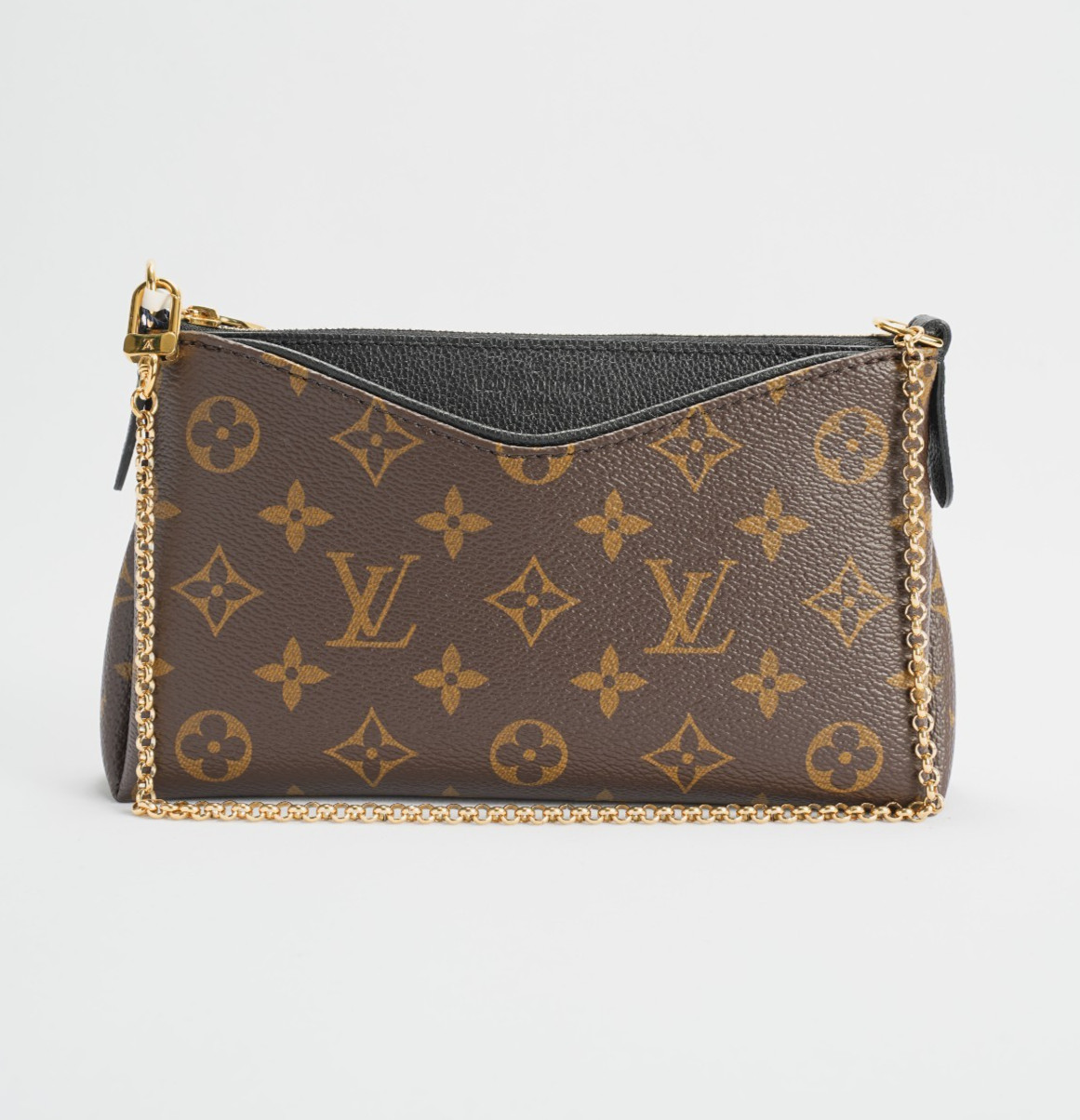 Louis Vuitton Monogram Pallas Clutch Shoulder Bag M41639