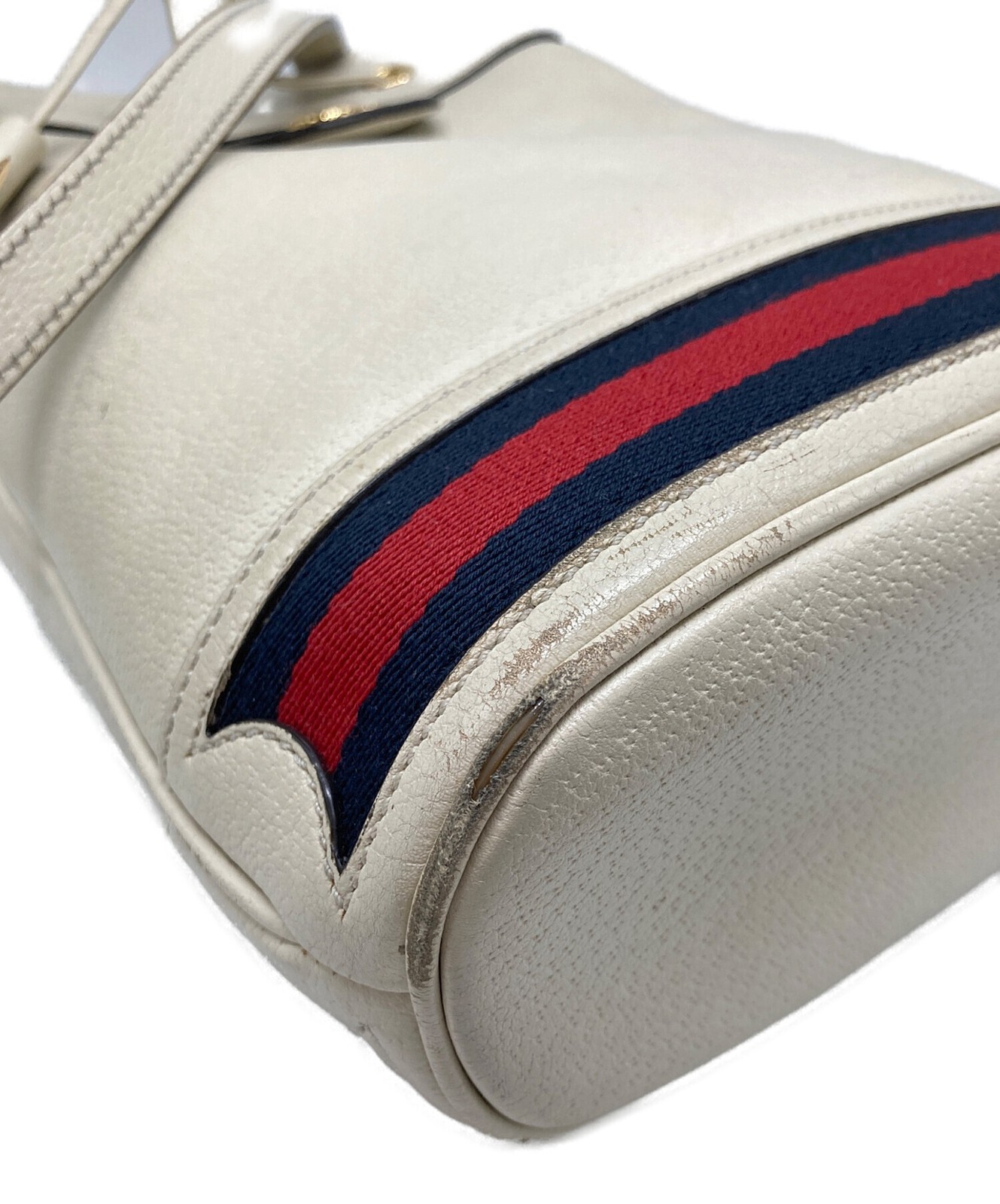 Gucci Small Bucket Shoulder Bag 719884 Ivory G Stamp #TFB3563