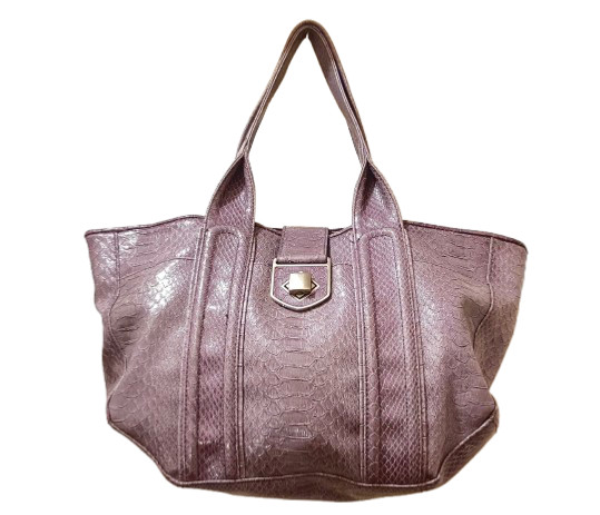 Lavender Snakeskin Womens Handbag by Worthington