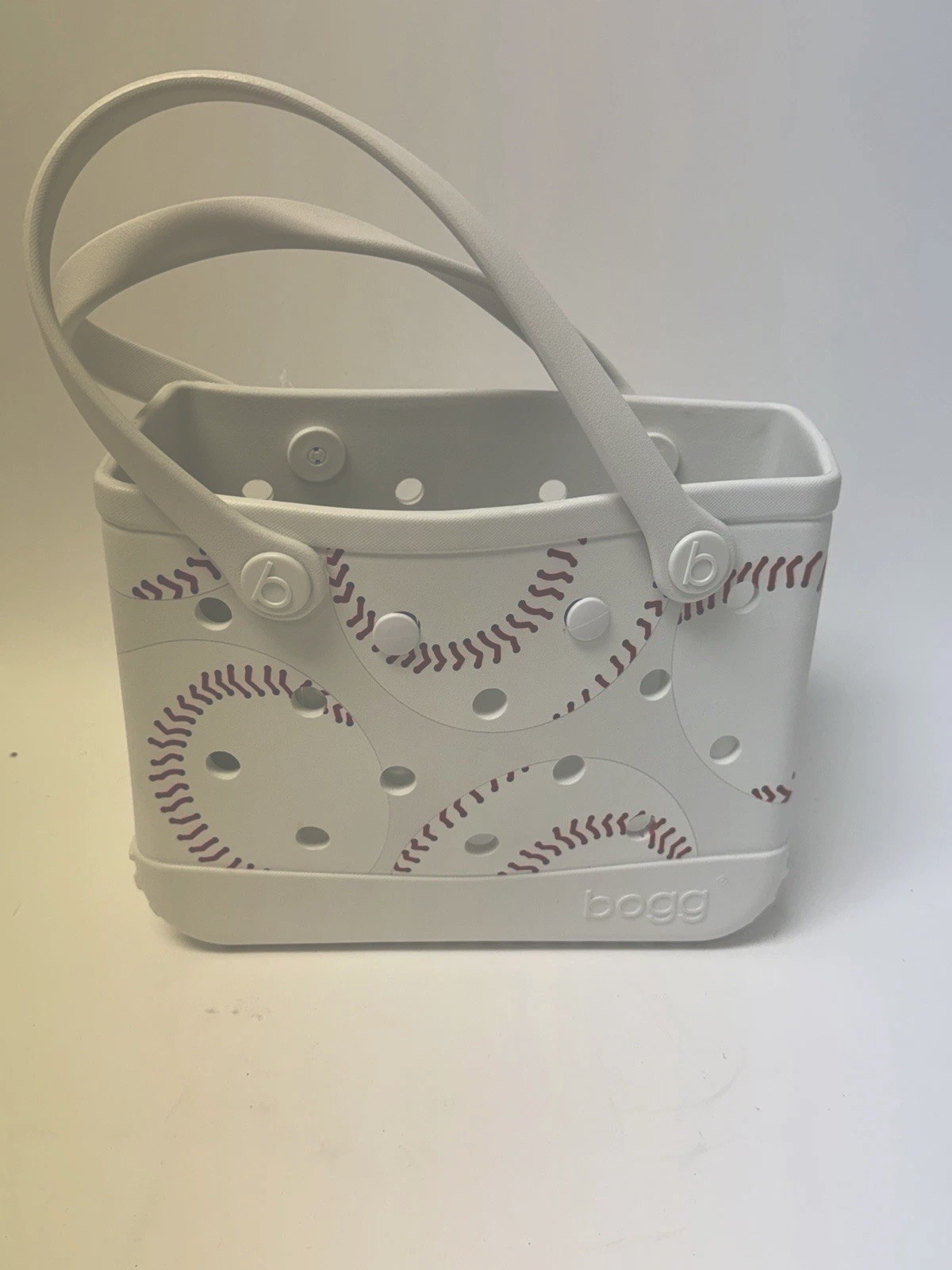 Bogg Small Baseball Print Tote 11″x8.5″x5.5″ Waterproof Beach Pool Bag NEW NWT