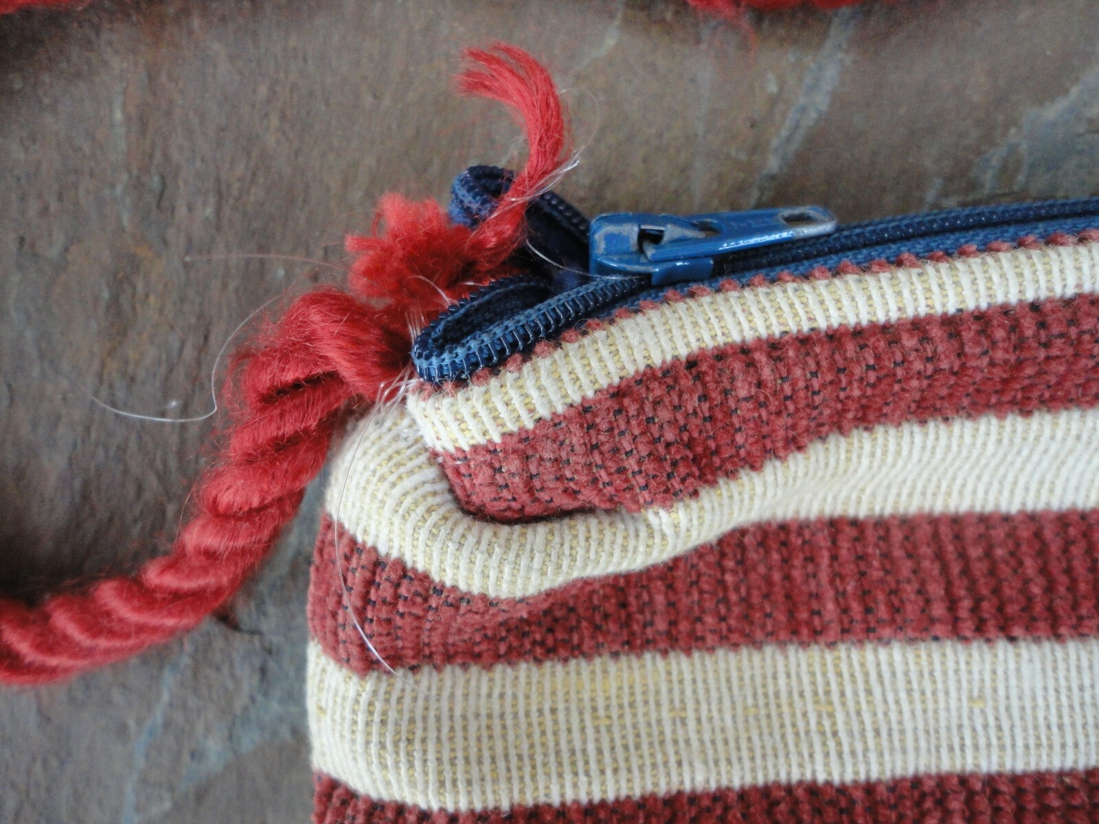 American Flag Red White Blue & stars tapestry purse patriotic bag ‘rope’ strap
