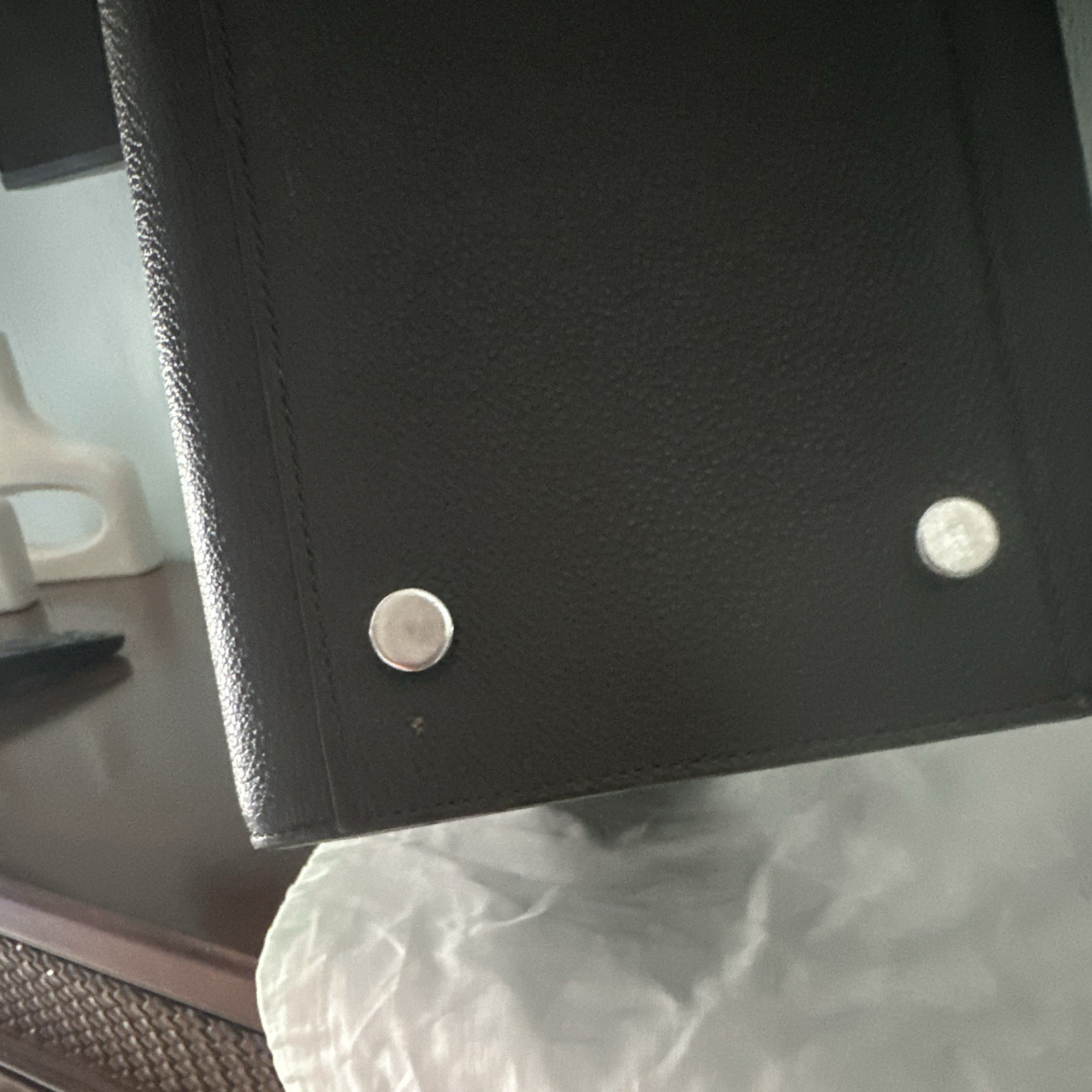Saint Laurent Sac de Jour Black Medium Top Handle Satchel Zip, Silver, Clochette