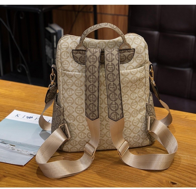 Women Leather Backpack Purse Large Capacity Travel Shoulder Bag Fashion Rucksack