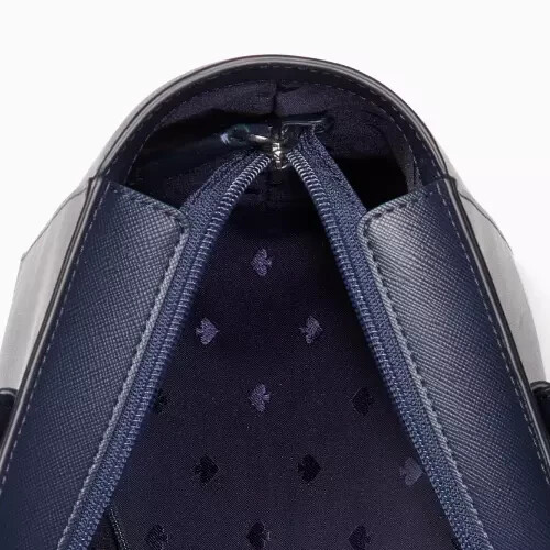 Kate Spade Schuyler Navy Blue Tote Handbag K7354 Purse Bag Charm NWT $359 Retail