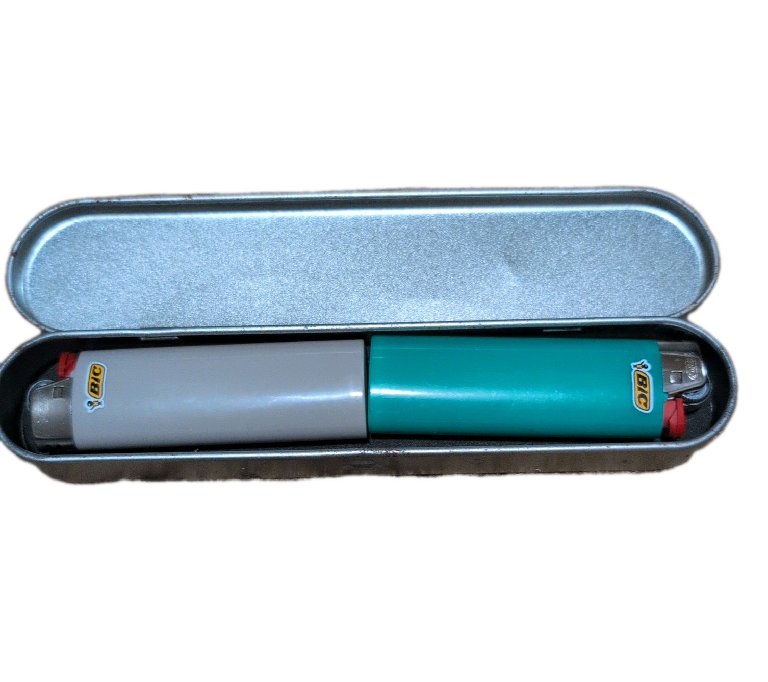 1 craft Metal Pen Pencil Case Tin Stationery Box School Supplies Project