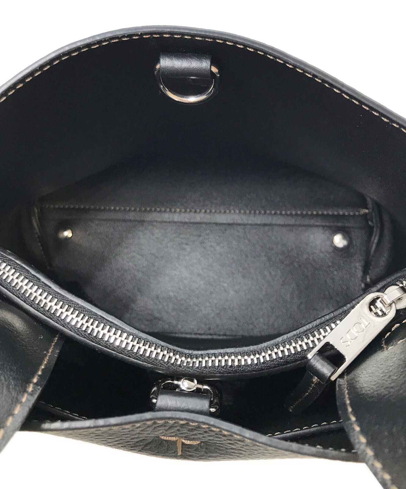 Tod’s 2-Way XBWAPAA9100QNKB999 Leather Black Shoulder Bag #TFB2013