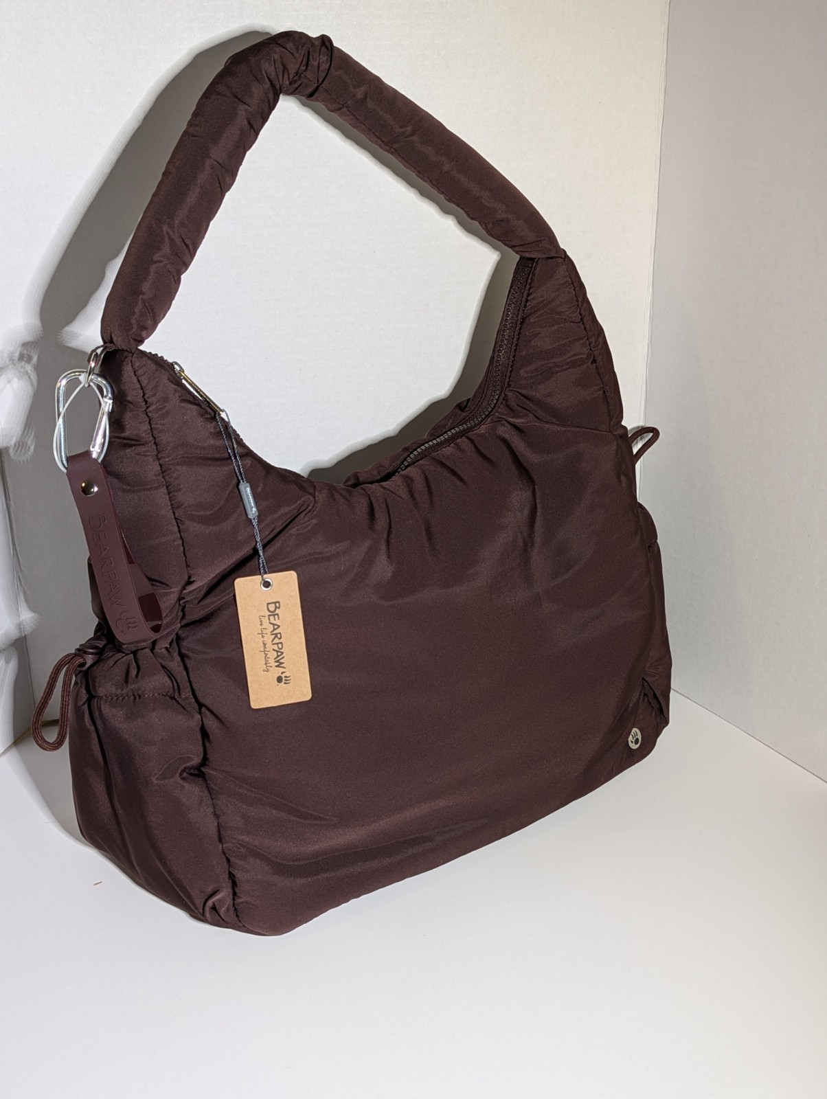 Bearpaw | Sporty Puffer Purse | Chocolate Brown | Large/Medium Size