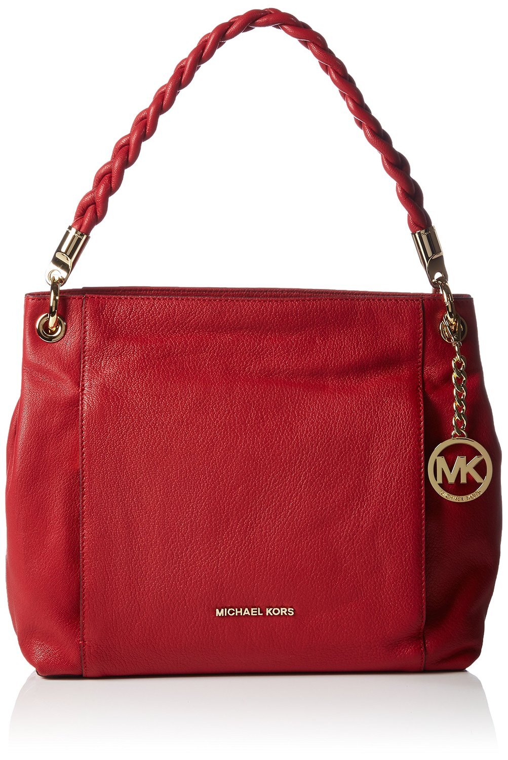 Michael Kors Naomi Large Shoulder Bag, Chili Red / Gold, 30T5GBYL3L-613