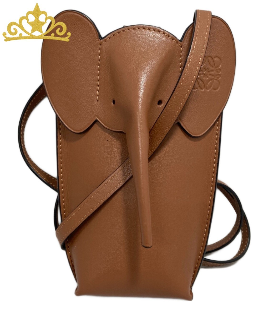 LOEWE Animal Elephant Pocket Shoulder Bag Women