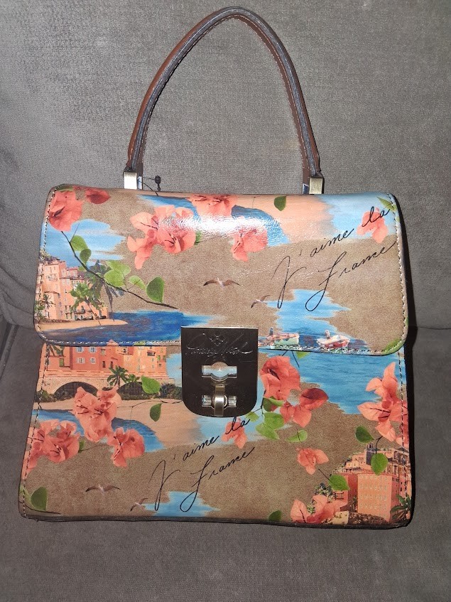 Patricia Nash French Riviera Chauny Top Handle Satchel Handbag Purse Floral NWT