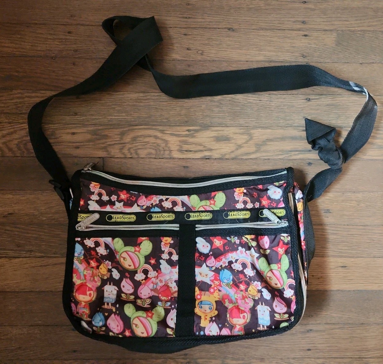 Lead SPORT Tokidoki Character Print Crossbody Bag 11×9