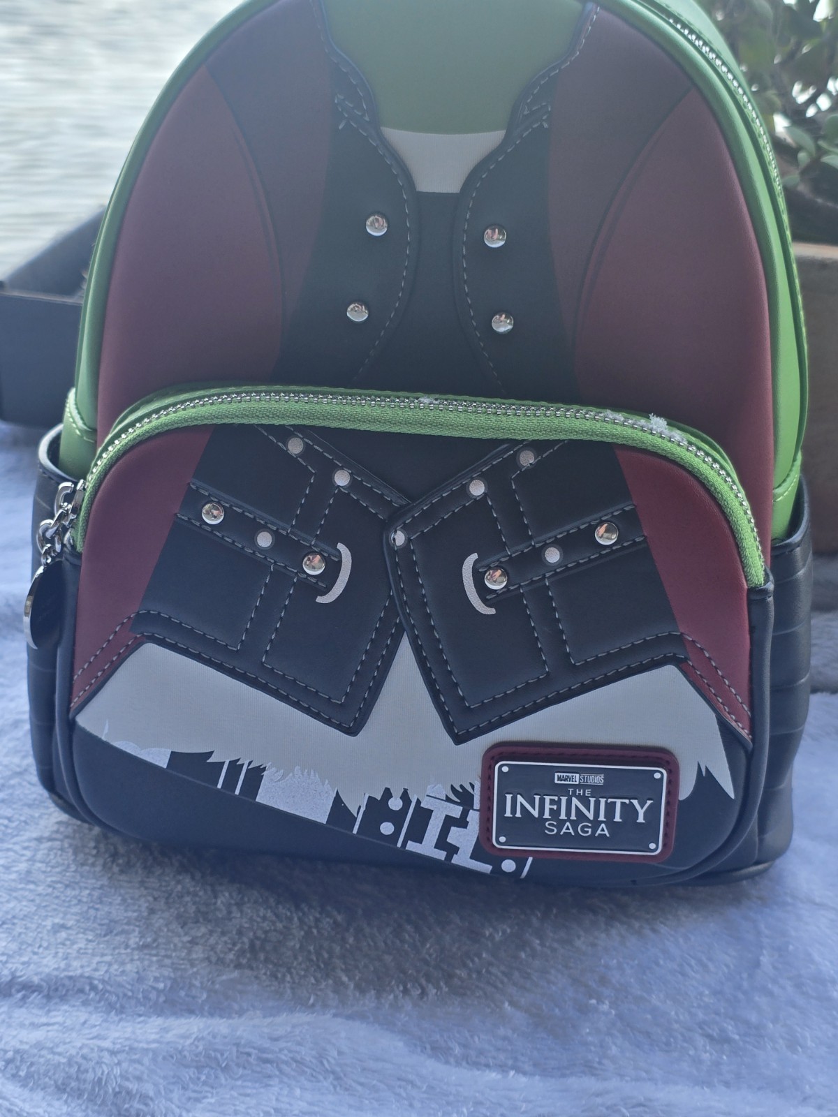 NWT Marvel Studios Infiniti Saga Gamora Cosplay Mini Backpack Loungefly