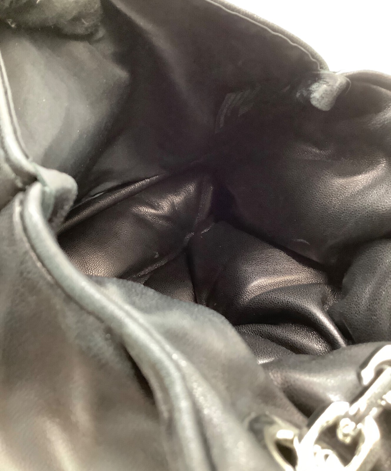 Maison Margiela Chain Shoulder SB3WG0041 Black Shoulder Bag #TFB2061