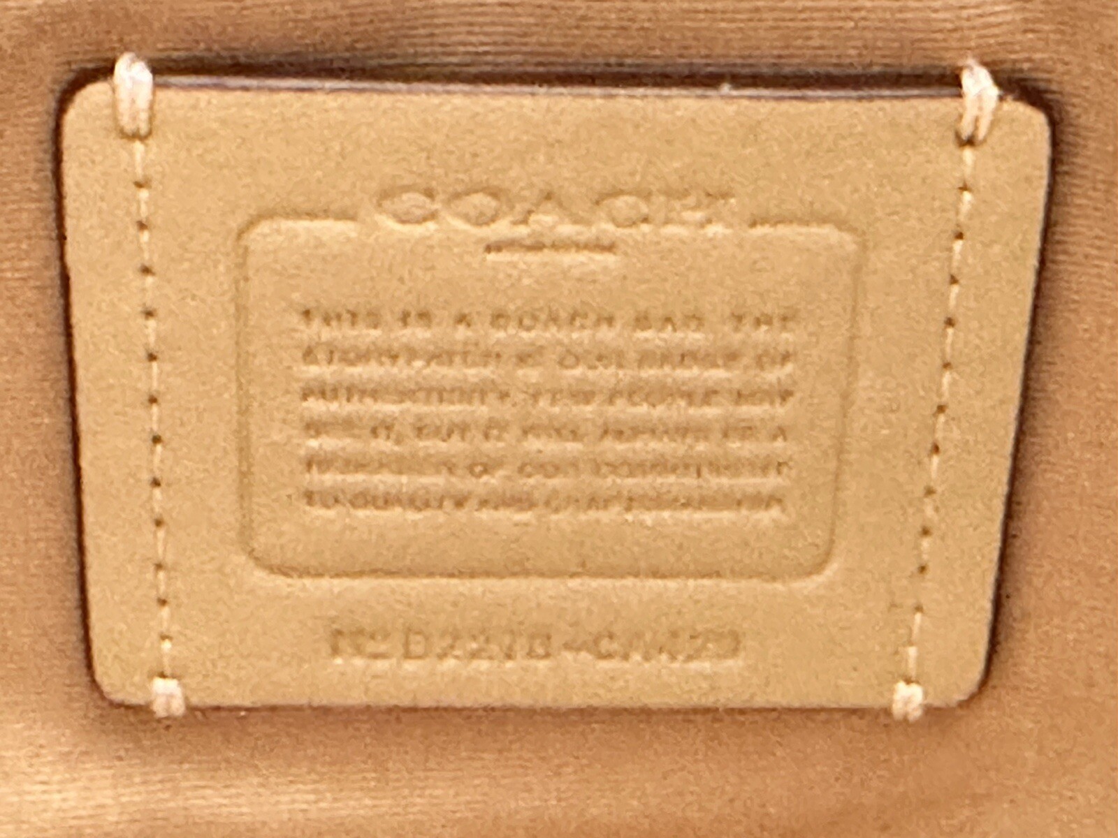 Authentic Coach Colorblock Cammie Chain Tote