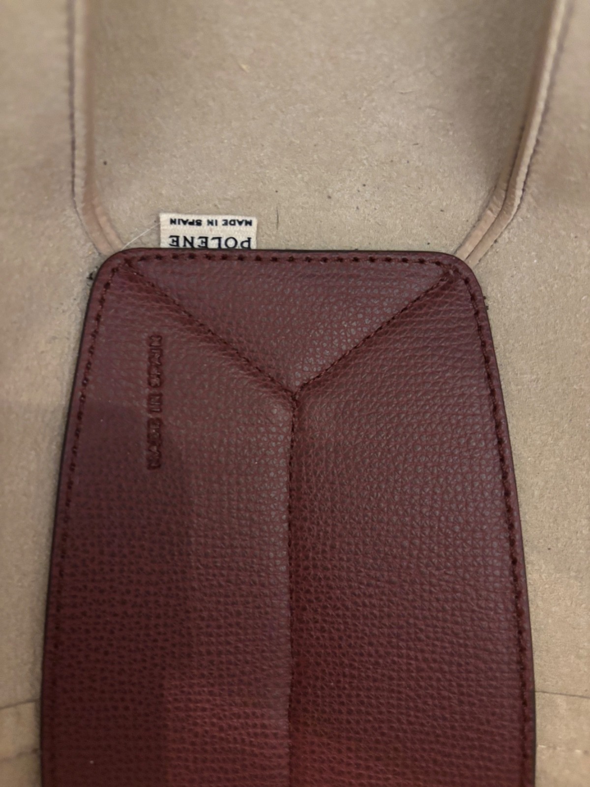 Polene Paris Cyme Black Cherry Large